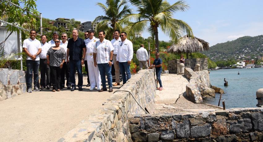 Titular de Sectur estatal y Presidente JSA confirman regreso de cruceros turísticos a Zihuatanejo